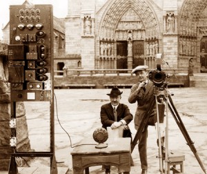 Filming "Hunchback of Notre Dame".