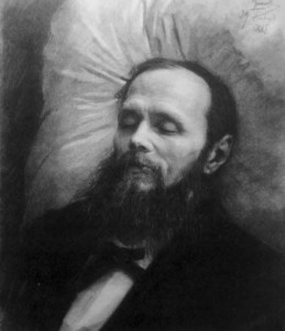 Dostoyevsky on his Bier by Kramskoi