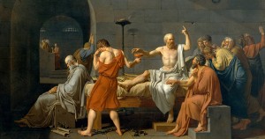 Socrates was given the chance to flee, but chose to sacrifice himself for his beliefs 