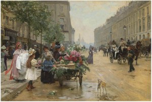 Rue Royale, Paris 1862- Louis Marie de Schryver